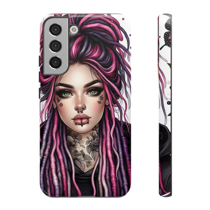 Neon Gothic Beauty Mobile Case
