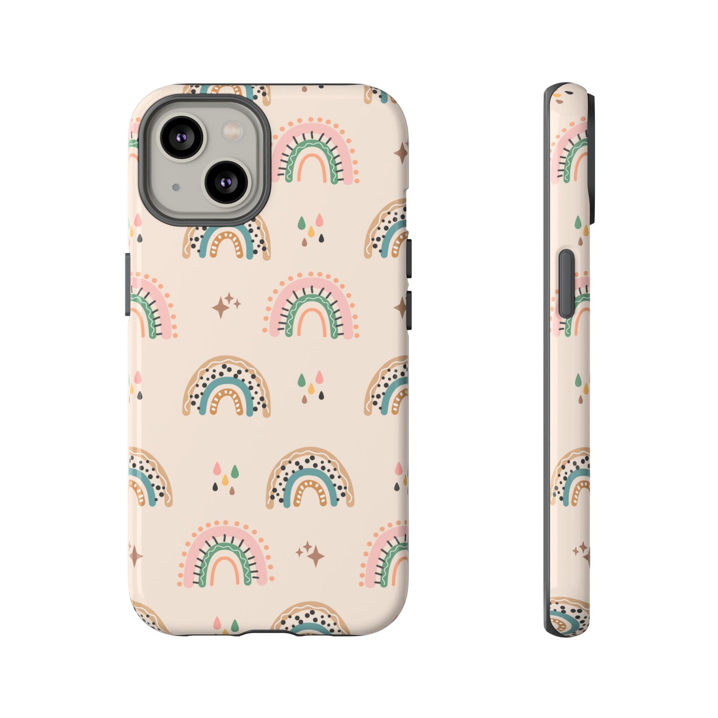 Retro Rainbow Phone Case – Vintage Aesthetic Cover for iPhone, Samsung & Google Pixel