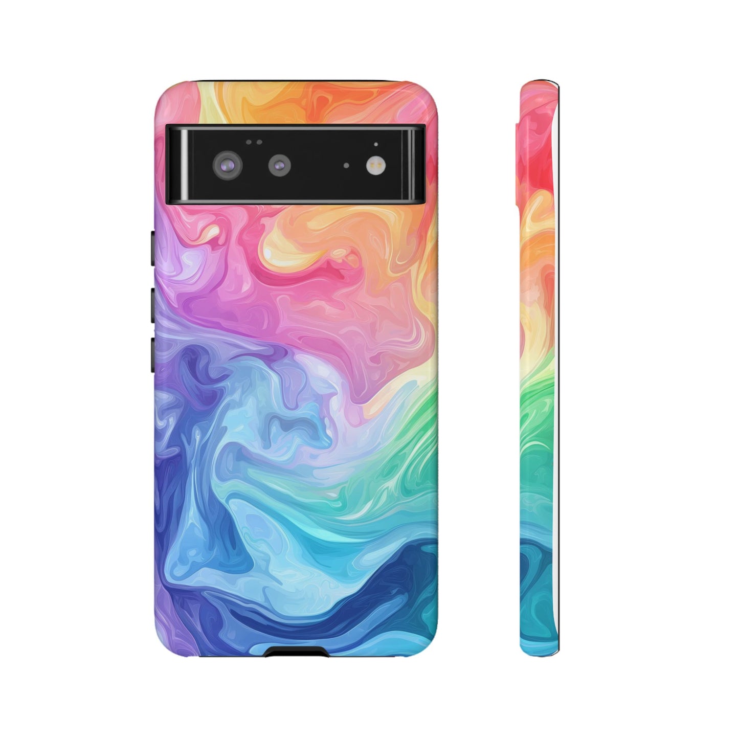 Prism Swirl Watercolor Phone Case for iPhone, google Pixel & Samsung