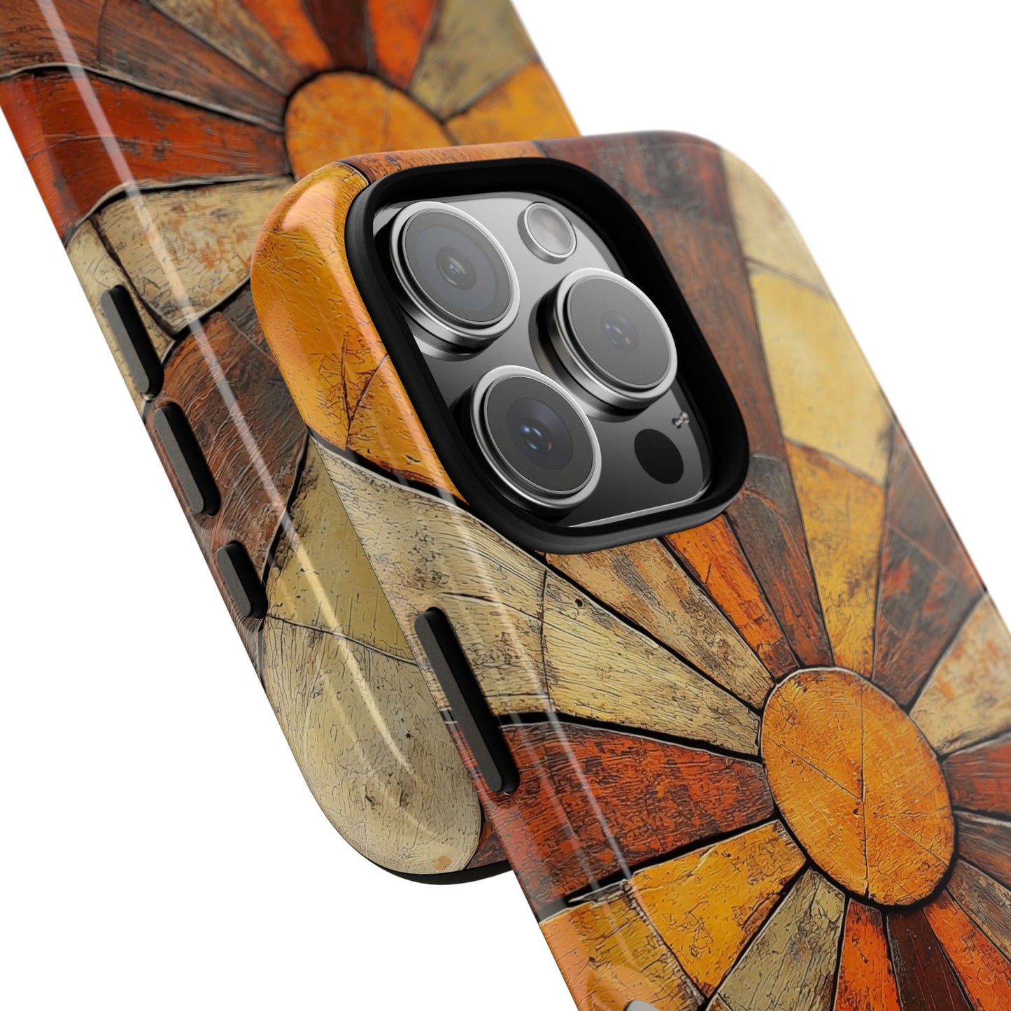 Terracotta Sunburst Boho Phone Case for iPhone, Pixel & Samsung