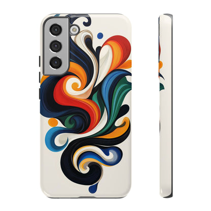 WhirlMuse – Elegant Swirl Abstract  Phone Case for iPhone, Samsung & Pixel