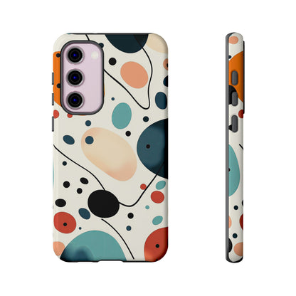 Retro Pop Pebbles – Abstract Vibe Phone Case for iPhone, Samsung & Pixel