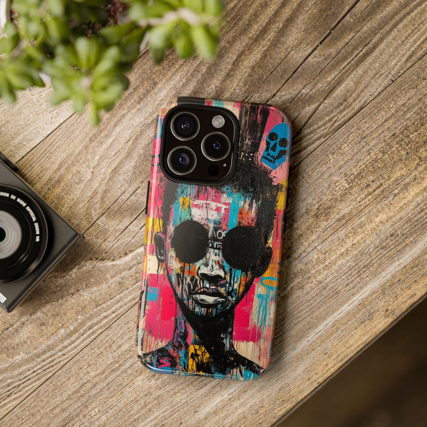 Basquiat Street Art Phone Case – Artistic Phone Protection - iPhone, Samsung & Google Pixel Cover - Artistic Painting Case,  Art Lover Gift