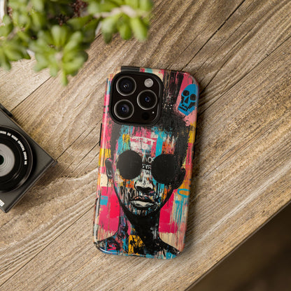 Basquiat Street Art Phone Case – Artistic Phone Protection - iPhone, Samsung & Google Pixel Cover - Artistic Painting Case,  Art Lover Gift