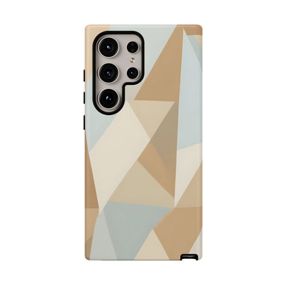 Neutral Geometrical Triangular Abstract Pattern
