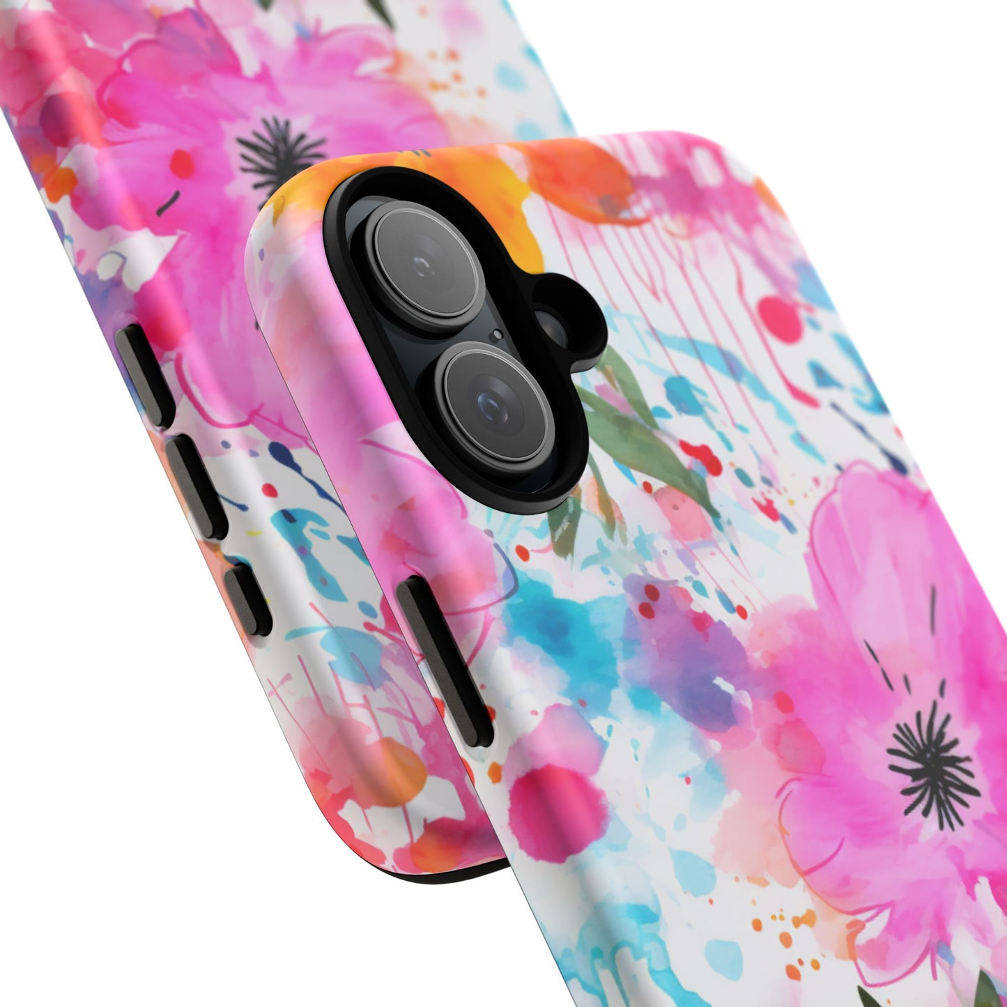 Vibrant Watercolor Floral Phone Case – Artistic & Colorful Design