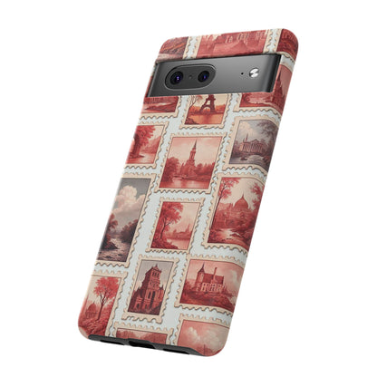 Vintage Postcard Stamps Phone Case