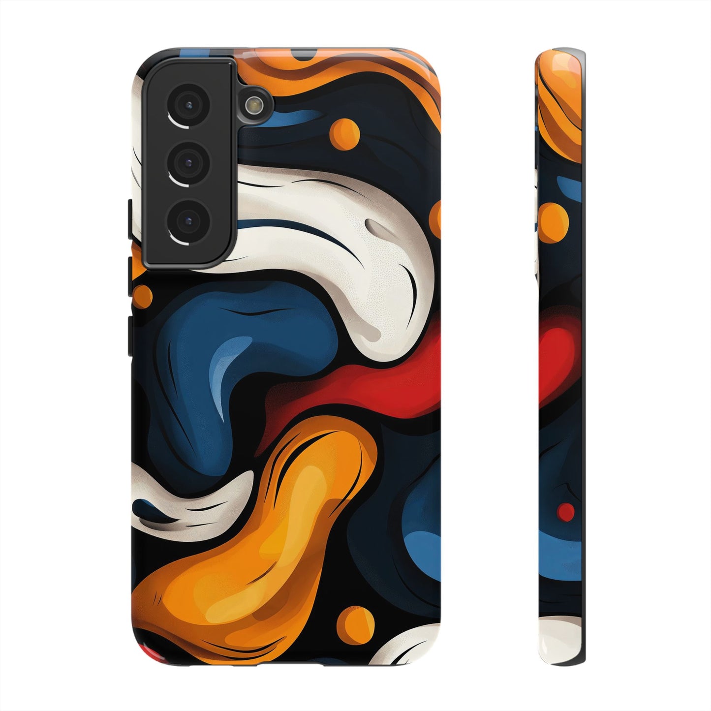 Liquid Pop Abstract Case – Bold Swirl Design for iPhone, Google Pixel & Samsung