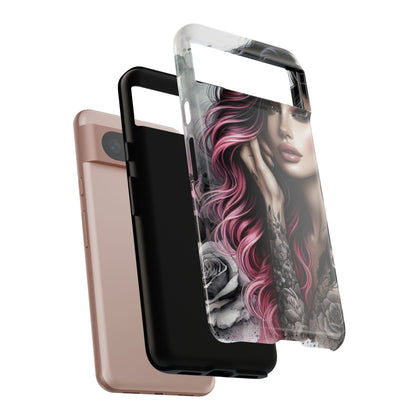 Tattooed Elegance – Gothic Art Mobile Cover