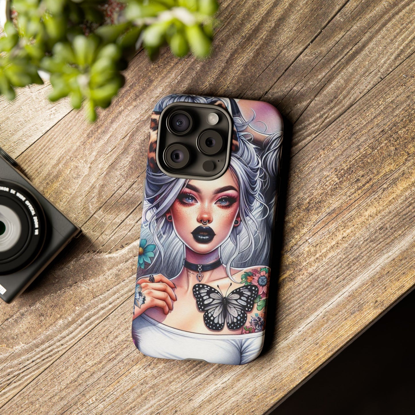 Wild Spirit – Gothic Chic & Nature Fusion Mobile Cover