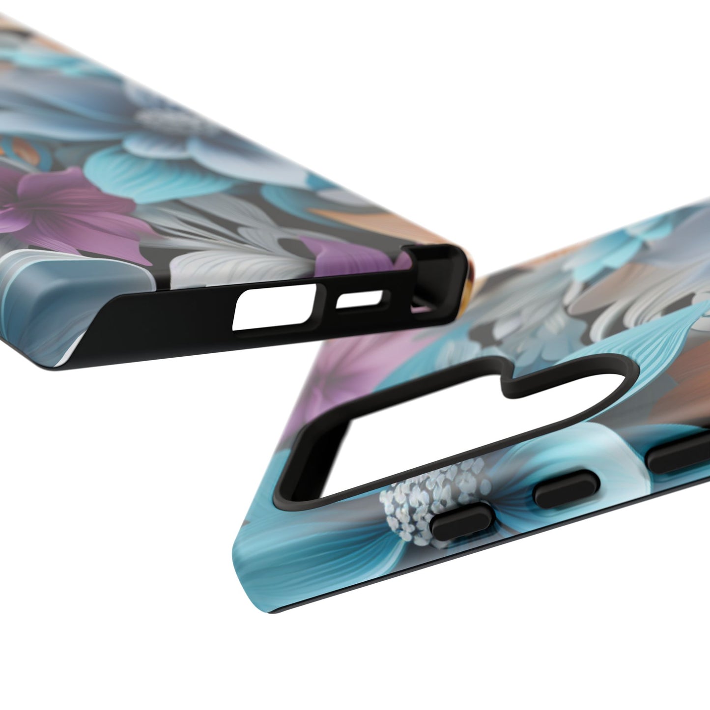 Elegant 3D Floral Bloom Mobile Case – Vivid & Artistic