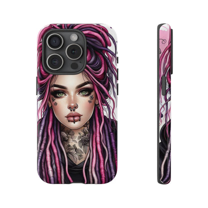 Neon Gothic Beauty Mobile Case