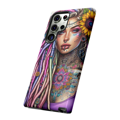 Boho Mandala Goddess – Ethereal Tattoo Art Mobile Cover