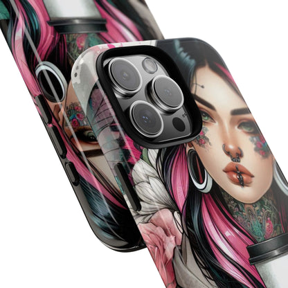 Tattooed Coffee Lover Art Mobile Case