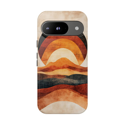 Boho Desert Sunrise Phone Case for iPhone, Pixel & Samsung