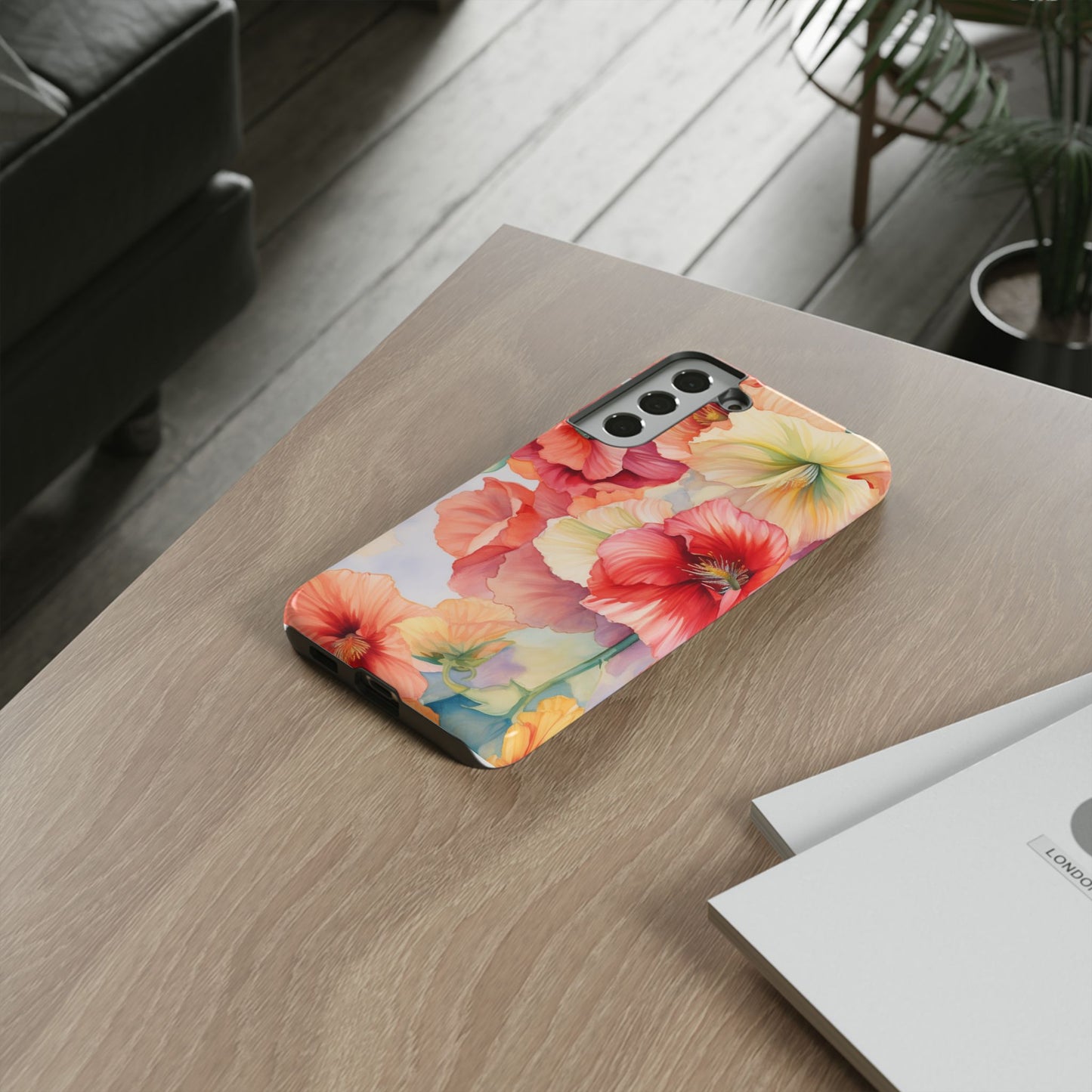 Floral Harmony Watercolor Mobile Case