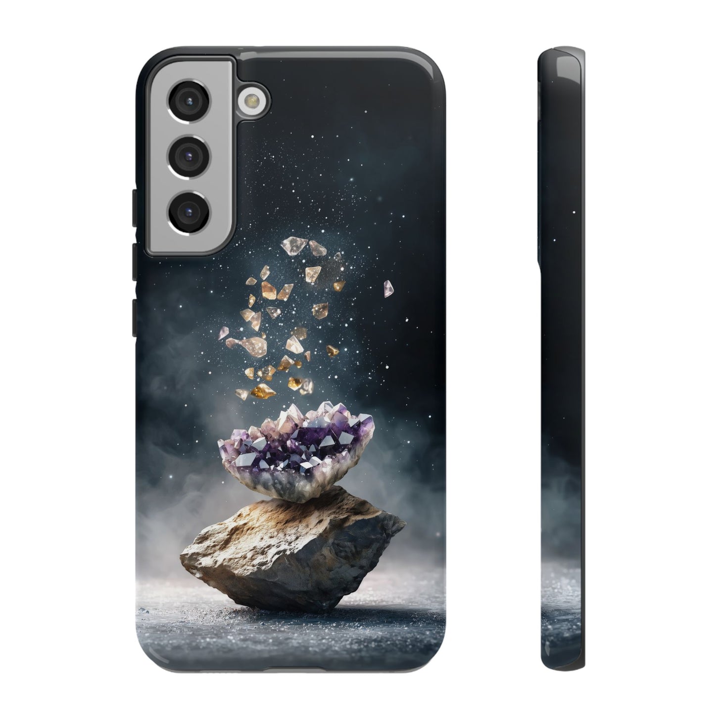 Mystic Amethyst Stones Phone Case for iPhone, Samsung & Google Pixel