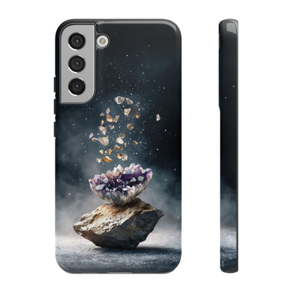 Mystic Amethyst Stones Phone Case for iPhone, Samsung & Google Pixel
