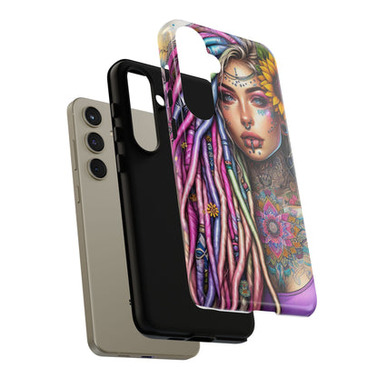Boho Mandala Goddess – Ethereal Tattoo Art Mobile Cover