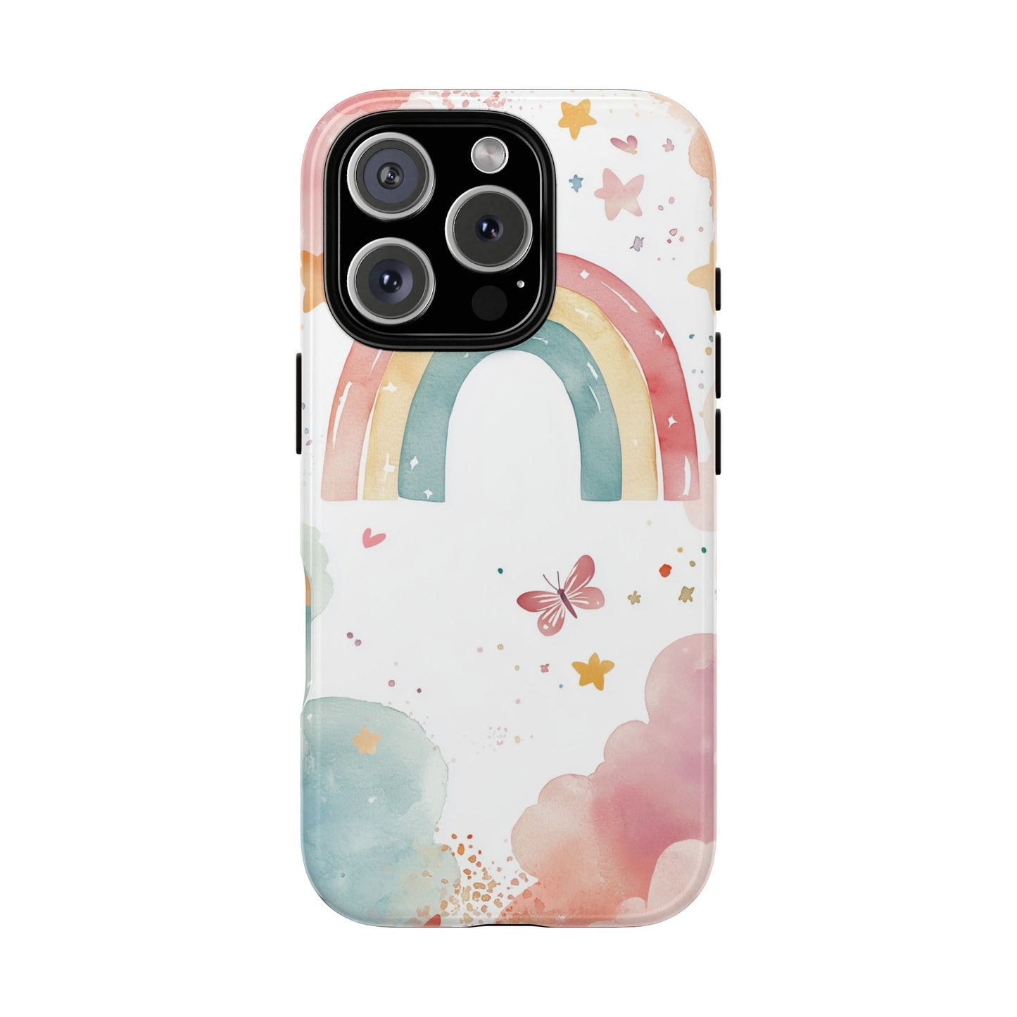 Rainbow Whimsy Watercolor Phone Case for iPhone, google Pixel & Samsung