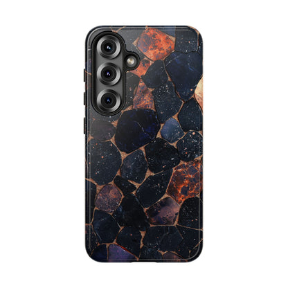 Dark Midnight Terrazzo Phone Case for iPhone, Google Pixel, Samsung