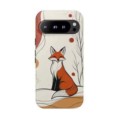 Smiling Fox: Playful Forest Charm Phone Case for iPhone, Samsung & Pixel