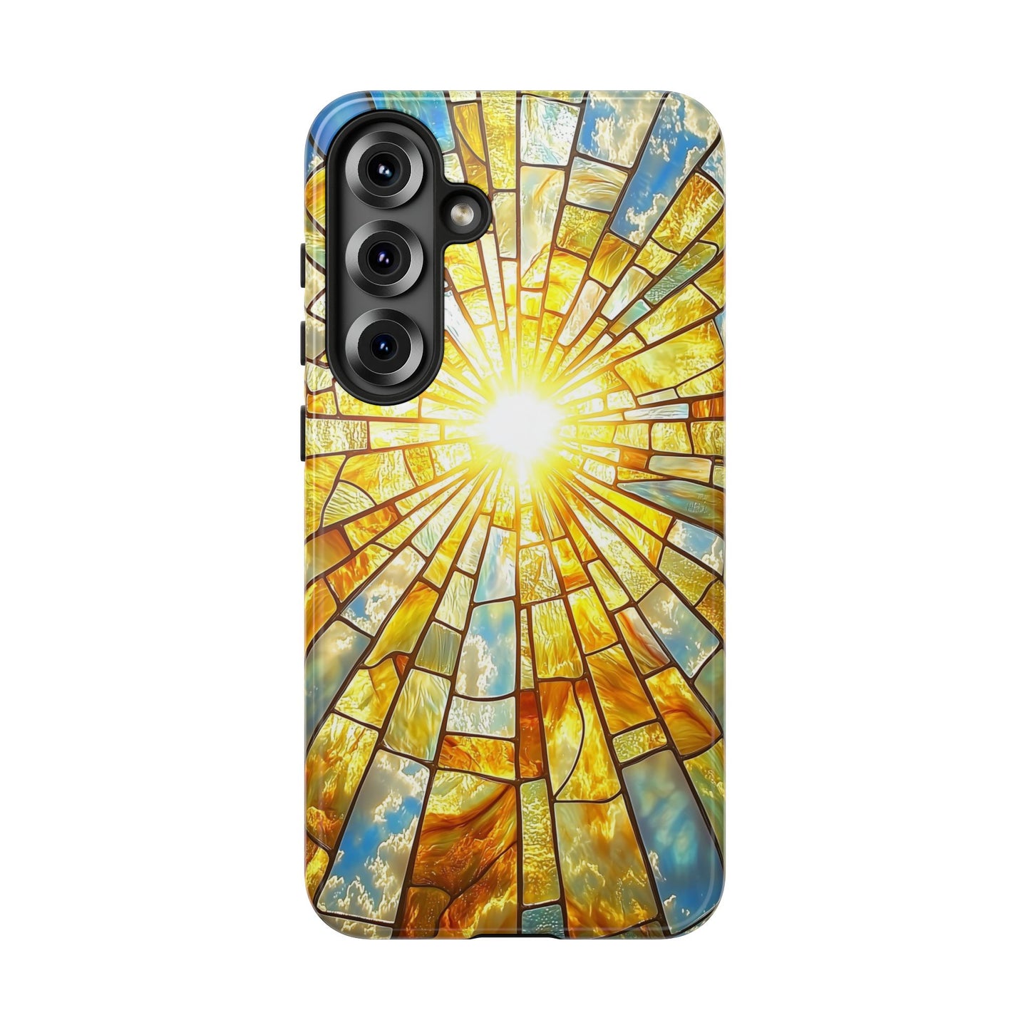 Heavenly Light – Radiant Sunburst Phone Case for iPhone, Samsung & Pixel