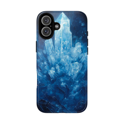 Cosmic Ice Crystal Matching Couple Phone Case – A Dazzling Duo for iPhone, Samsung & Google Pixel