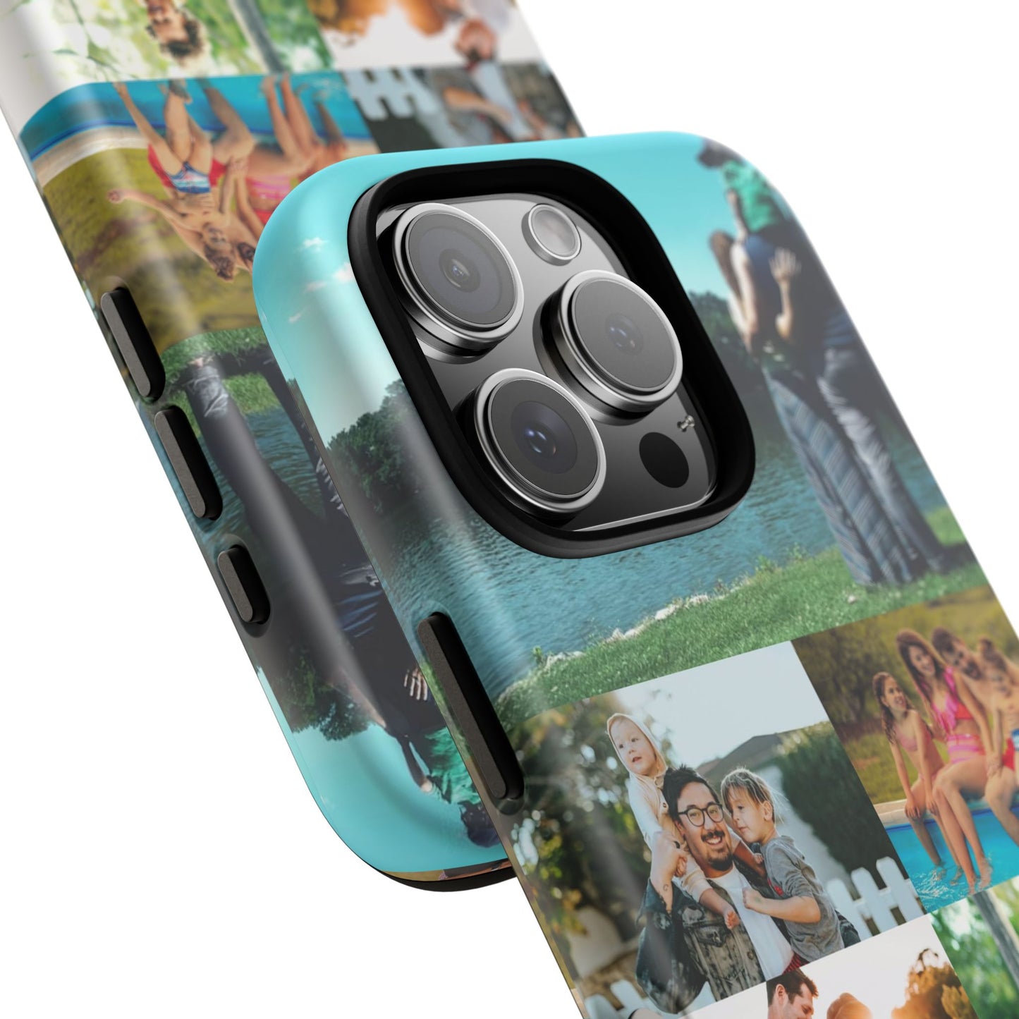 Personalised Custom Photo Collage Phone Case – Add Your Images/Loving Memory – Unique Gift for iPhone, Samsung  & Google Pixel – Protective & Stylish Cover, Couples Gift
