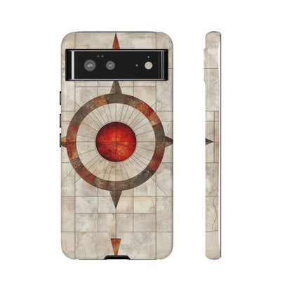 Boho Stone Compass Phone Case for iPhone, Pixel & Samsung