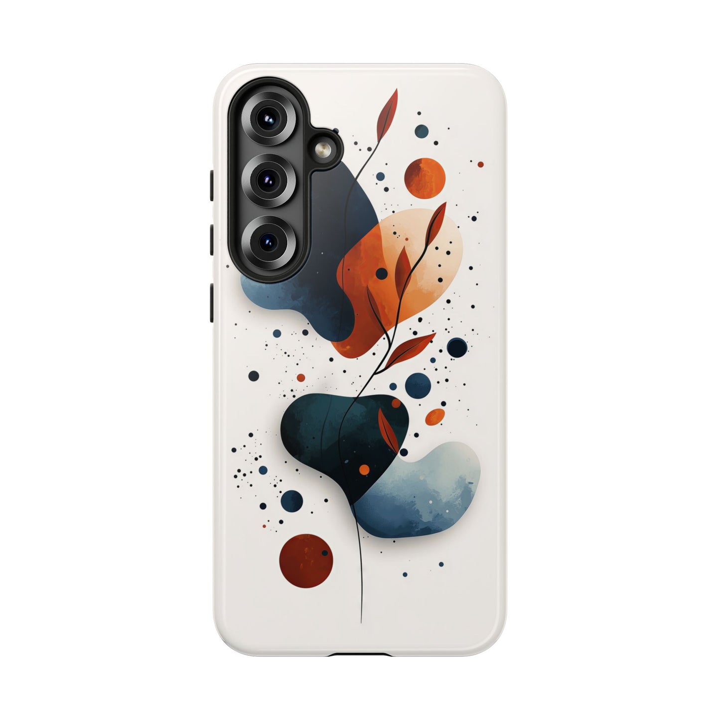 Celestial Bloom – Minimal Abstract Phone Case for iPhone, Samsung & Pixel