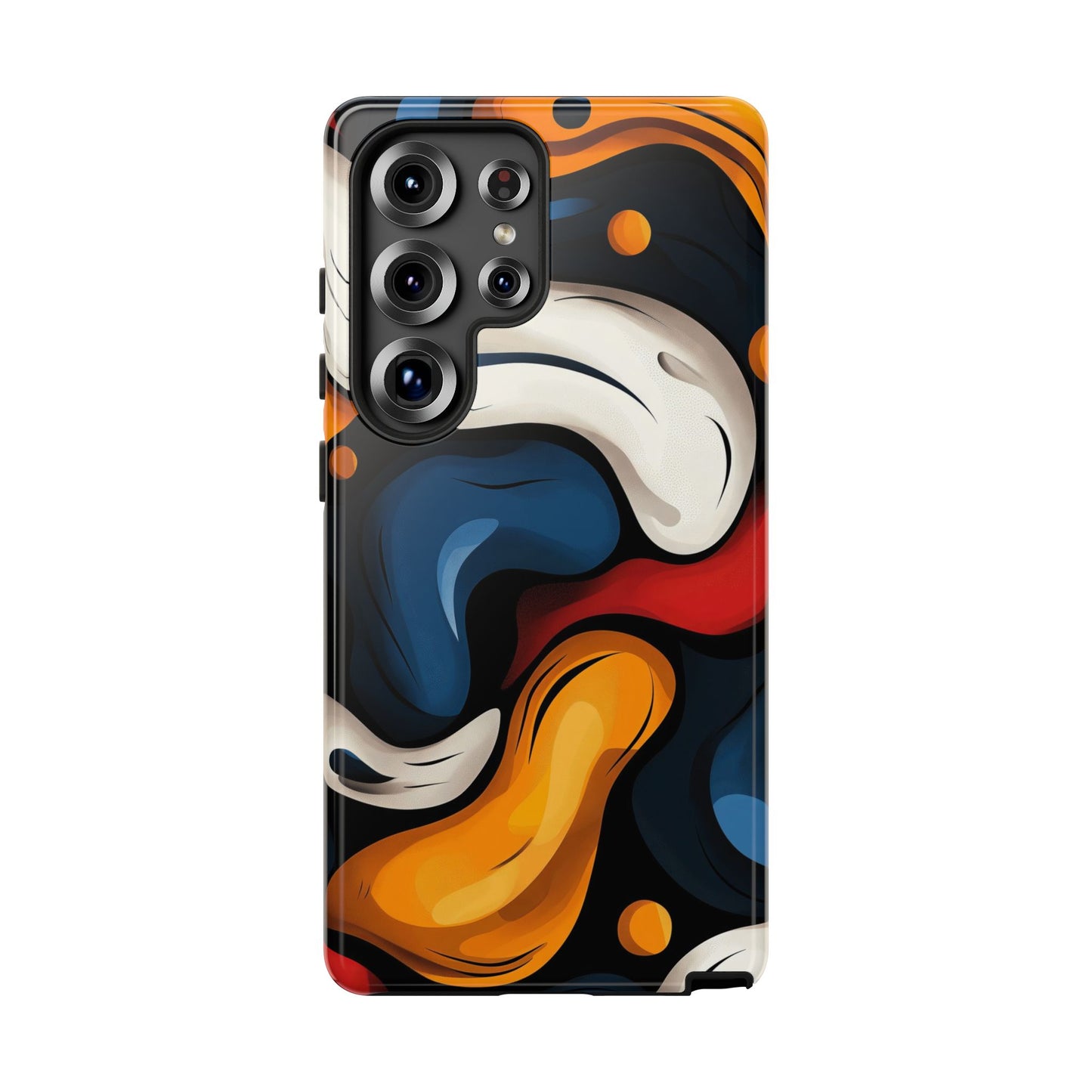 Liquid Pop Abstract Case – Bold Swirl Design for iPhone, Google Pixel & Samsung