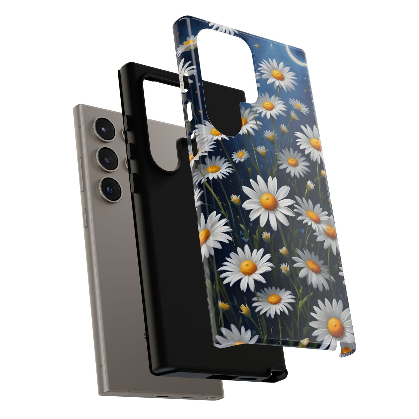 Witchy Daisy Flowers Phone Case Vintage Botanical Cover