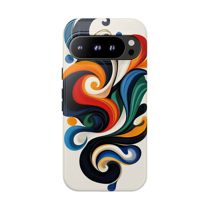 WhirlMuse – Elegant Swirl Abstract  Phone Case for iPhone, Samsung & Pixel