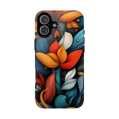 Velvet Bloom – Elegant Floral Art Phone Case for iPhone, Pixel & Samsung
