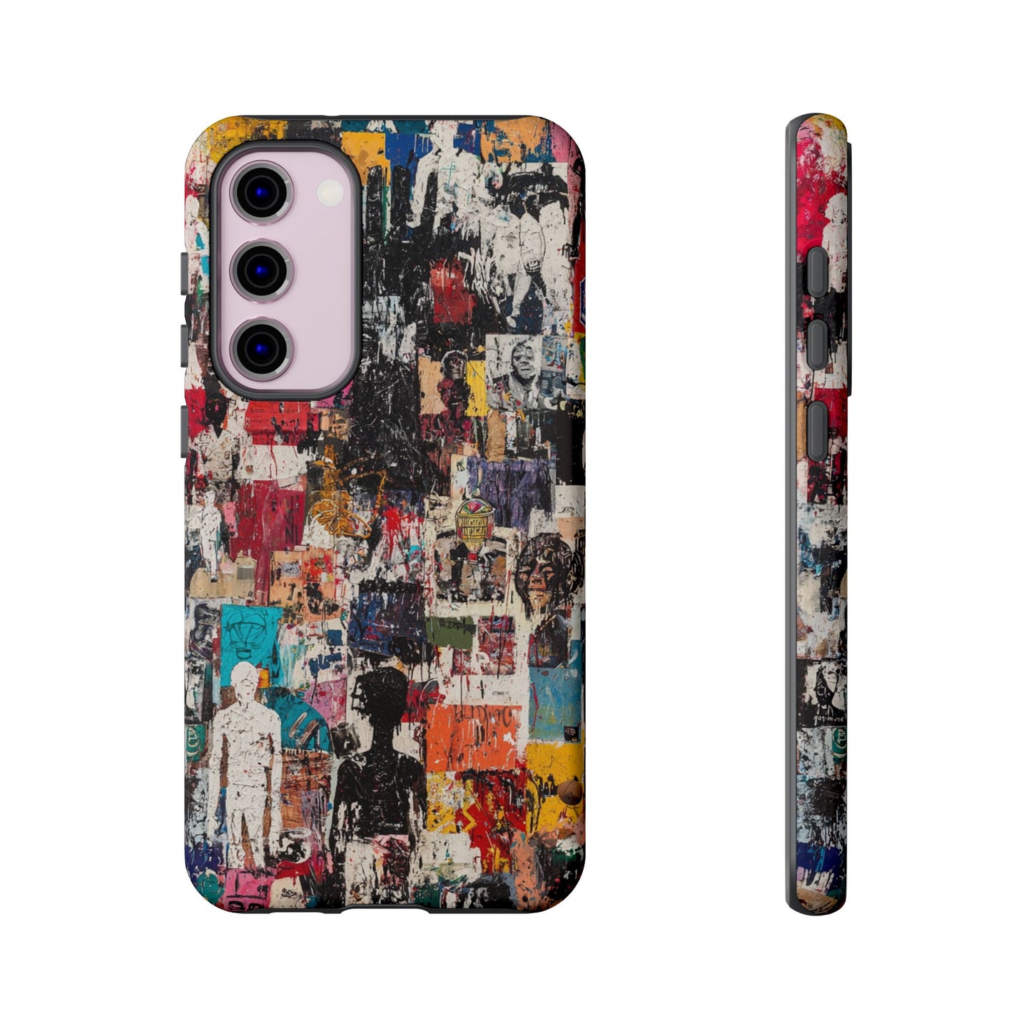 Graffiti Phone Case – Basquiat Street Art Design - iPhone, Samsung & Google Pixel Cover - Artistic Painting Case,  Art Lover Gift