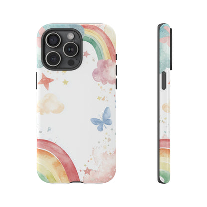 Dreamy Skies & Rainbows Watercolor Phone Case for iPhone, google Pixel & Samsung