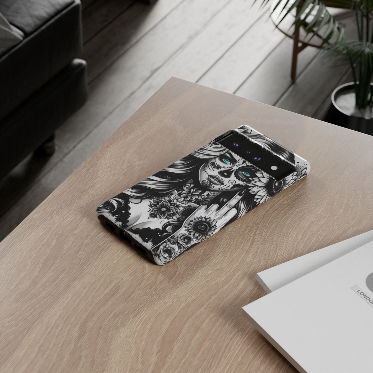 La Rebel – Day of the Dead Gothic Attitude Mobile Cover