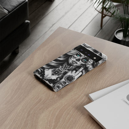 La Rebel – Day of the Dead Gothic Attitude Mobile Cover