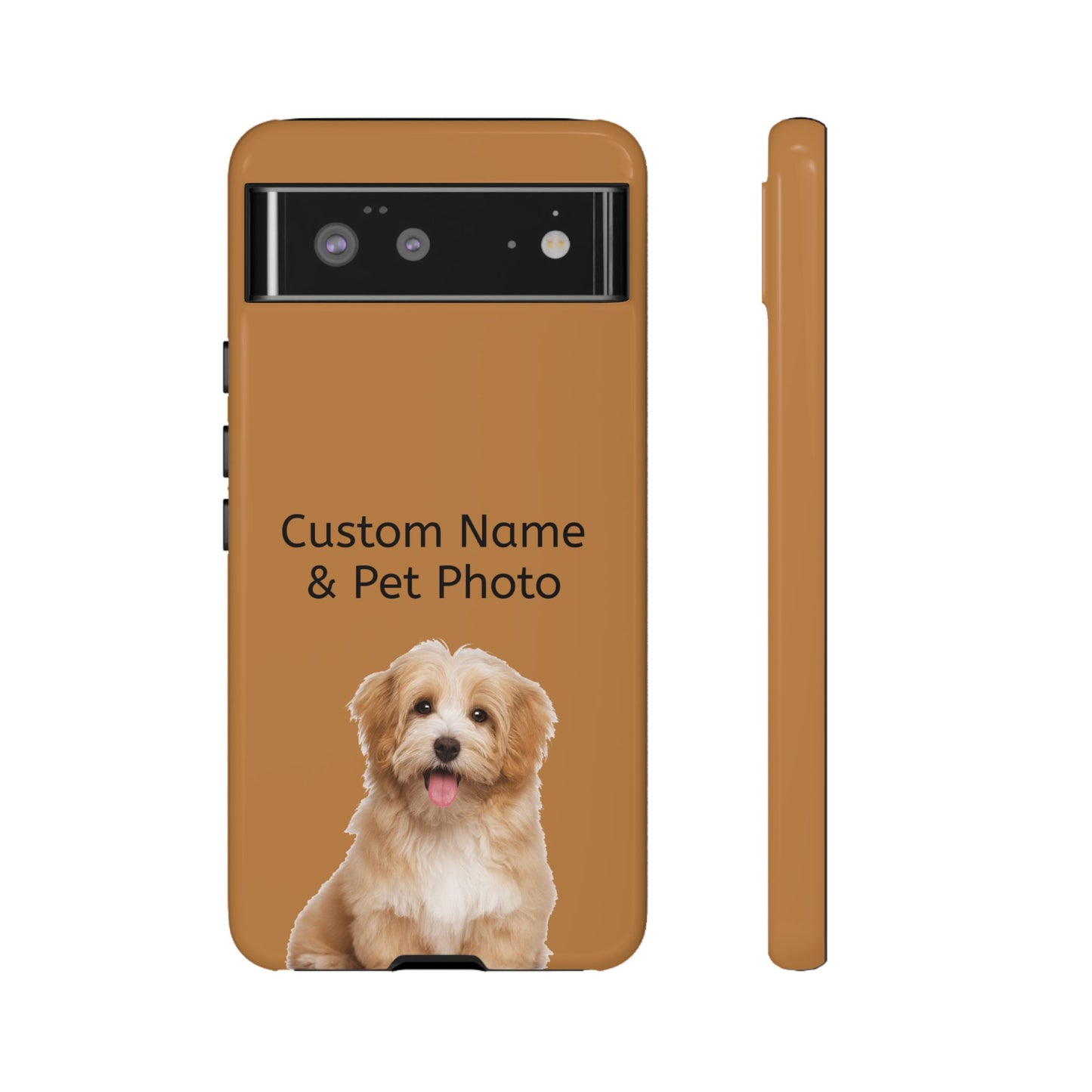 Personalized Custom Pet Phone Case – Add Your Name, Pet Photo or Any Text– Unique Gift for iPhone, Samsung  & Google Pixel – Protective & Stylish Cover"