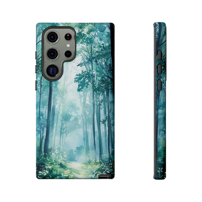 Enchanted Forest Dreamscape Watercolor Phone Case for iPhone, google Pixel & Samsung