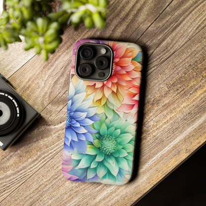 Rainbow Bloom Mandala Floral Mobile Case