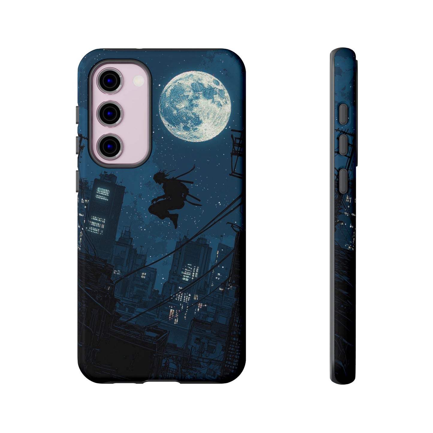 Moonlit Shadows: The Silent Ninja Phone Case for iPhone, Samsung & Pixel