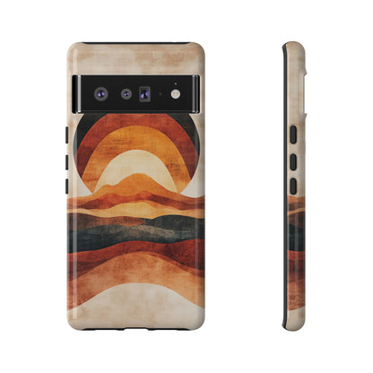 Boho Desert Sunrise Phone Case for iPhone, Pixel & Samsung