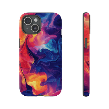 Cosmic Bloom – Abstract Vortex  Phone Case for iPhone, Samsung & Pixel
