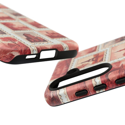 Vintage Postcard Stamps Phone Case