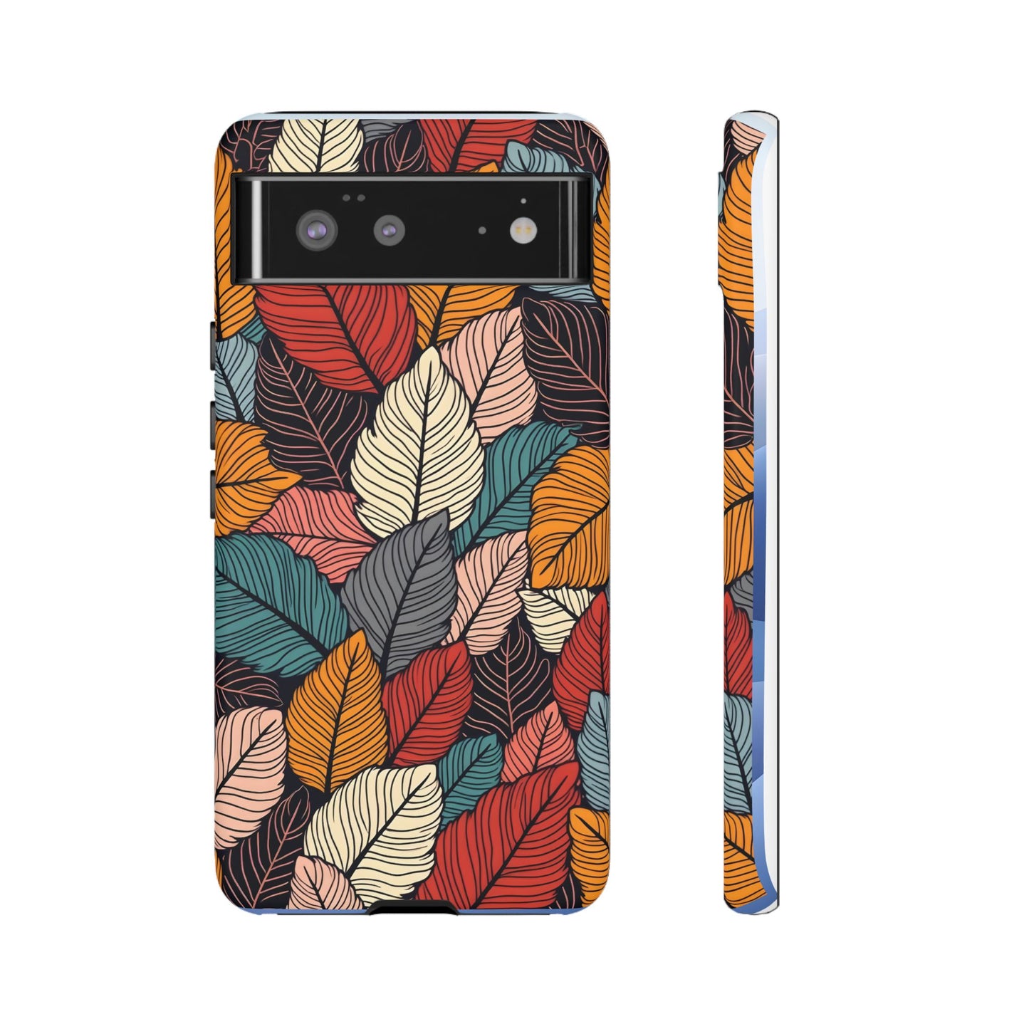 Colorful Abstract Leaves Pattern Design