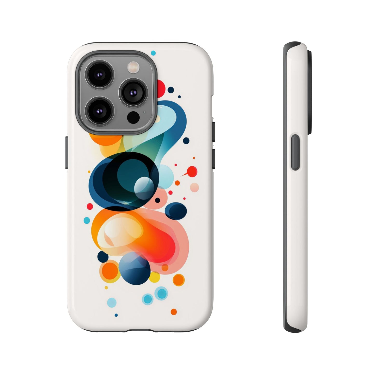 Color Cascade – Vivid Abstract  Phone Case for iPhone, Samsung & Pixel