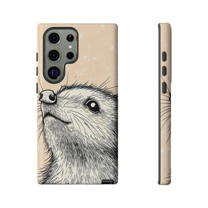 Starlit Wonder: Curious Critter in the Cosmos Phone Case for iPhone, Samsung & Pixel