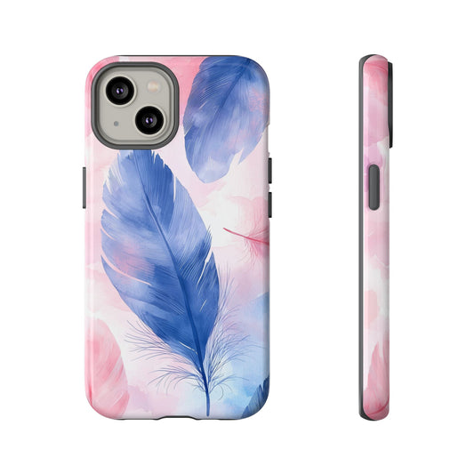 Pastel Plume Watercolor Phone Case for iPhone, google Pixel & Samsung